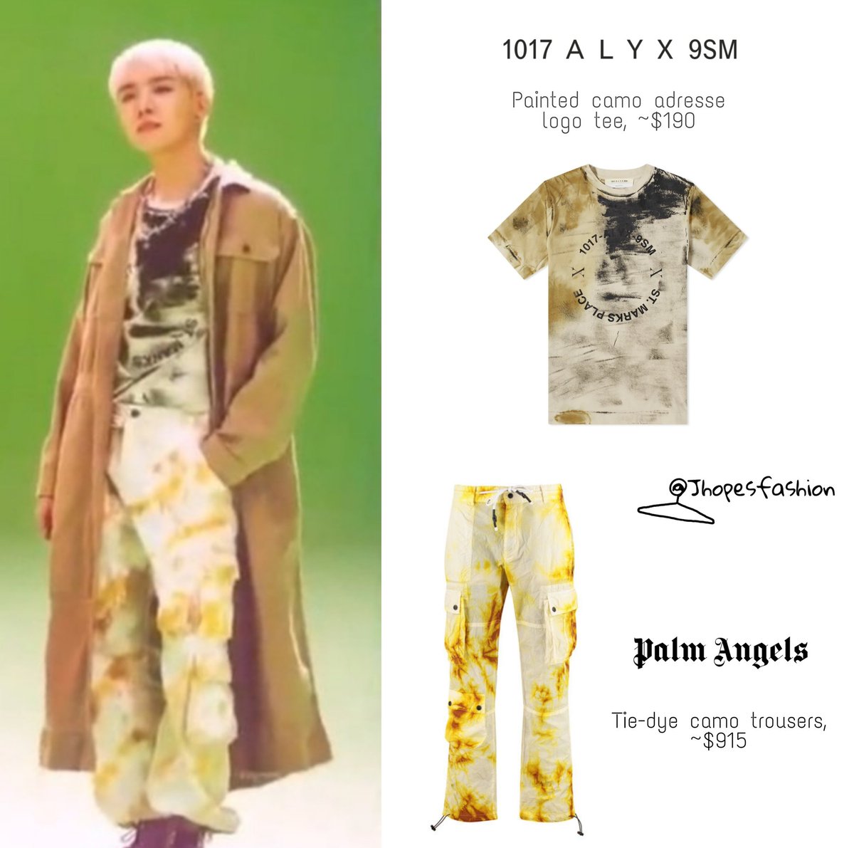 BTS J-hope wore a vibrant camouflage outfit that is fun and eye