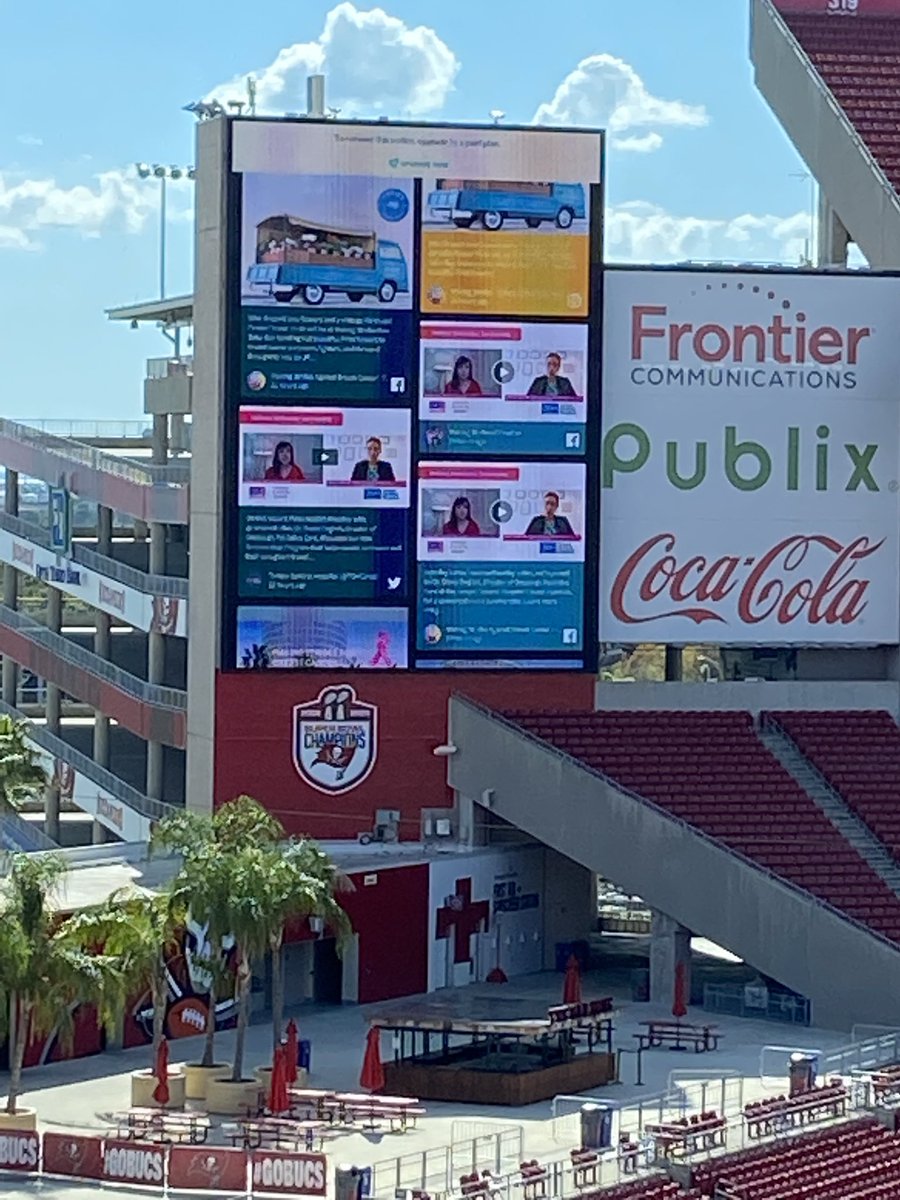 We don’t want to miss a minute of your walk day experience! Share your pics by tagging us and using #tampastrides and you’ll also be featured on the Jumbotron