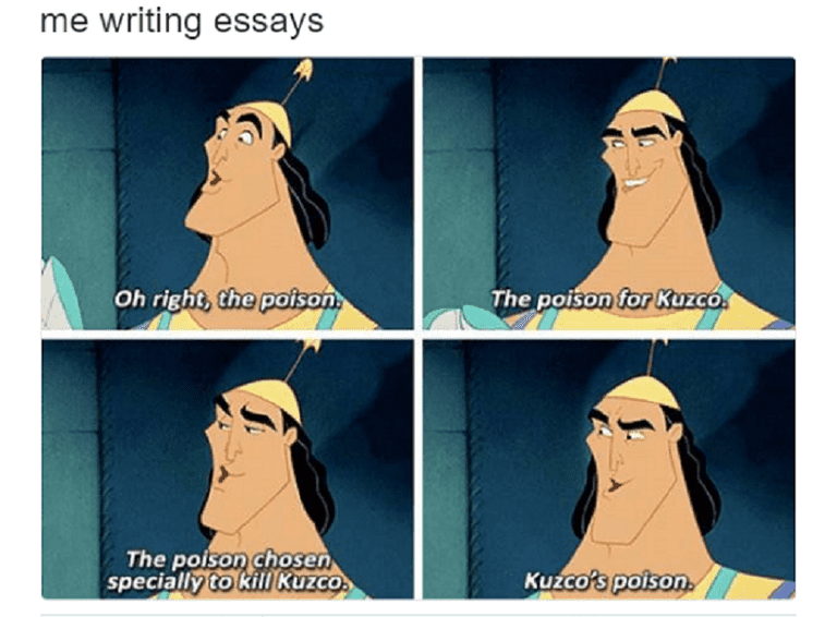 How essay writing goes…