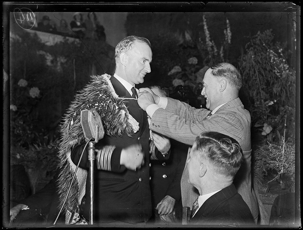 AucklandRSA (@rsaauckland) on Twitter photo On 80th anniversary of <a href="/NZNavy/">Royal NZ Navy</a> we remember its first Chief of Naval Staff and First Naval Member, Admiral Sir Edward Parry RN (1893–1972), who as Captain of HMS Achilles at the Battle of River Plate in Dec 1939 was feted on his visit to Auckland in Feb 1940. #YoursAye #NZNavy On 80th anniversary of <a href="/NZNavy/">Royal NZ Navy</a> we remember its first Chief of Naval Staff and First Naval Member, Admiral Sir Edward Parry RN (1893–1972), who as Captain of HMS Achilles at the Battle of River Plate in Dec 1939 was feted on his visit to Auckland in Feb 1940. #YoursAye #NZNavy