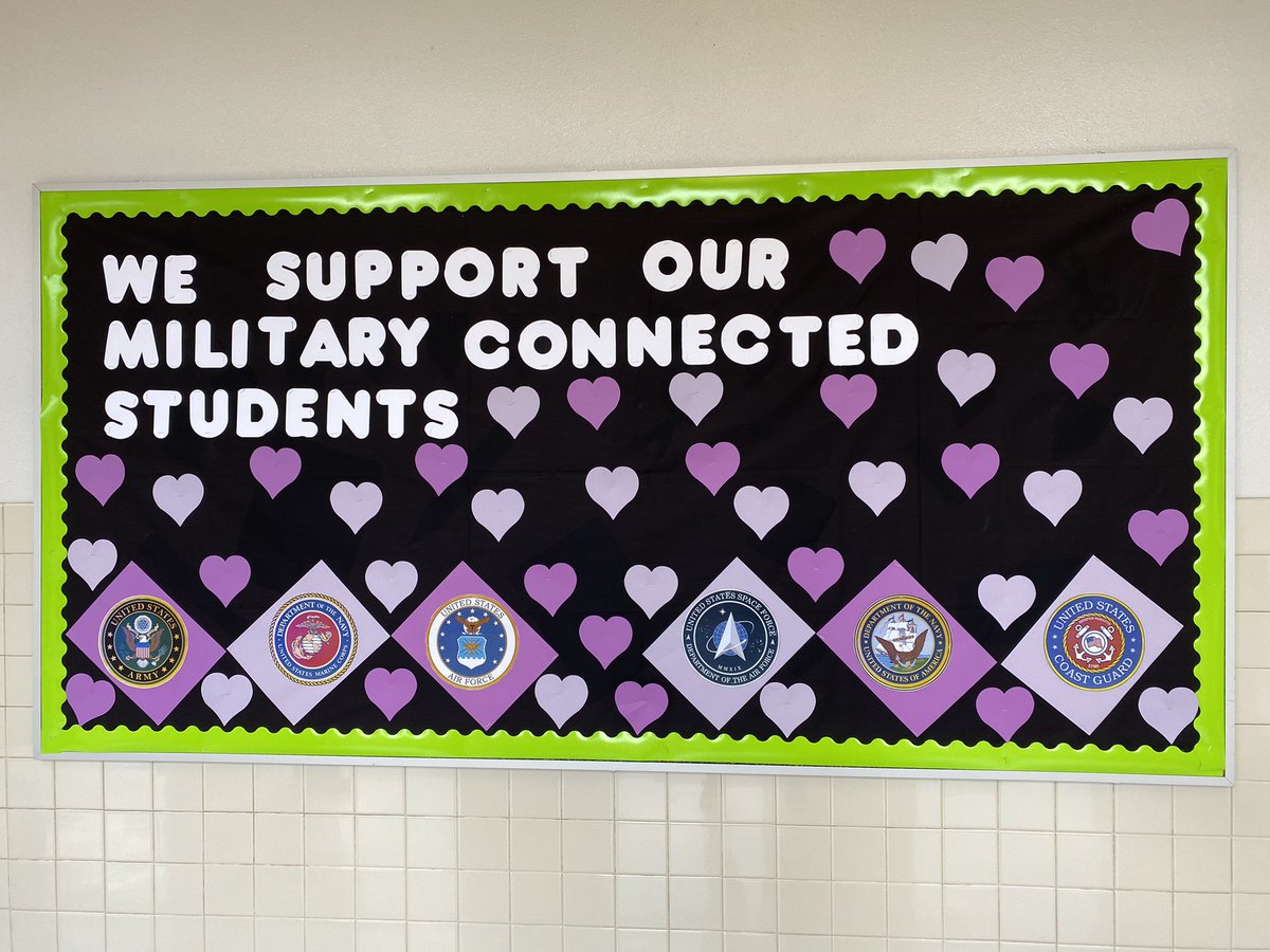 At the Ranch we support our military students and are thankful that their journey has brought them to our campus 💜 #TeamSISD #ShookAscendsTogether #MilitaryKids #PurpleStarCampus