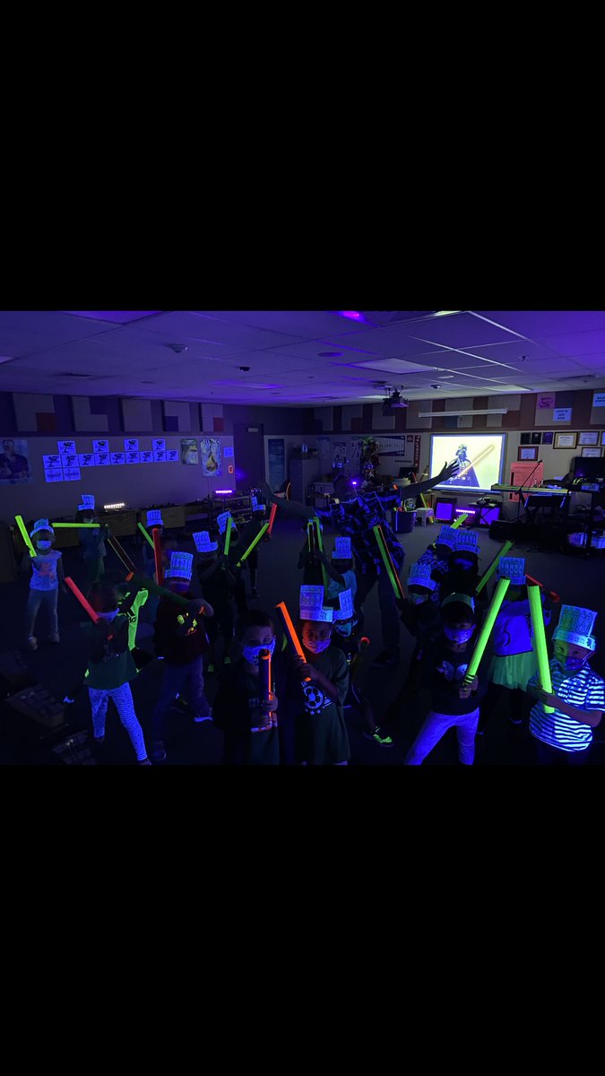 Just a normal day in music class. May the force be with you! #StarWars