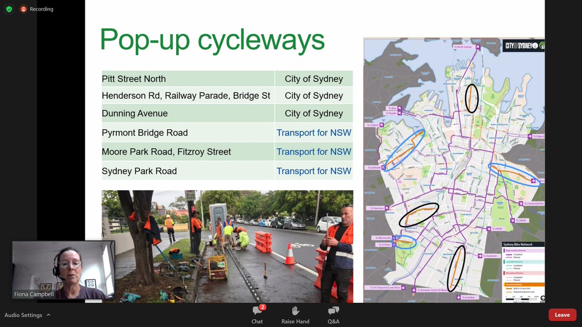 Popup Cycleway Sydney tweet media