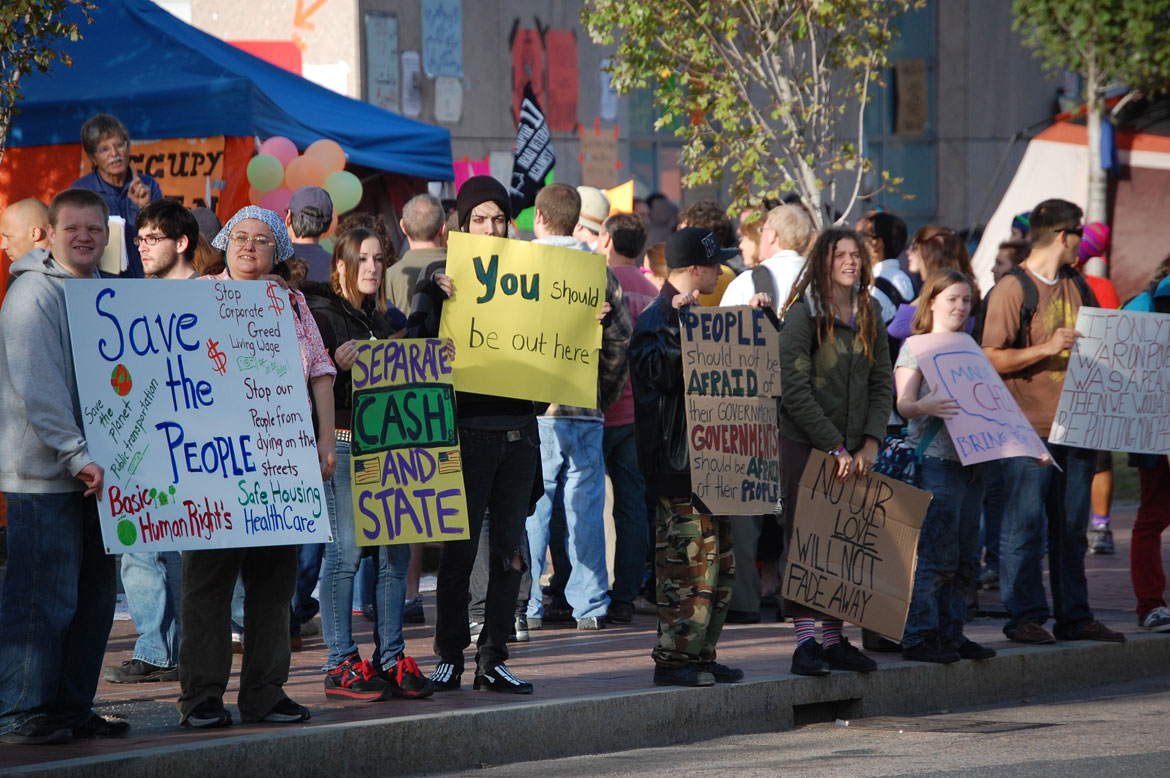 Today is the 10th anniversary of the beginning of #OccupyBoston at Boston's Dewey Square, opposite the Federal Reserve Bank in Boston, on Sept. 30, 2011. Check out my photos of the protest encampment: gregcookland.com/wonderland/202…