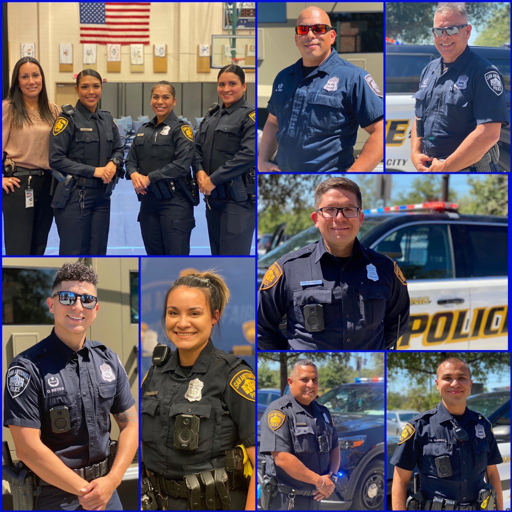SATXPolice's tweet photo. Hispanic Heritage Month 💙 https://t.co/n33bjlYw7K