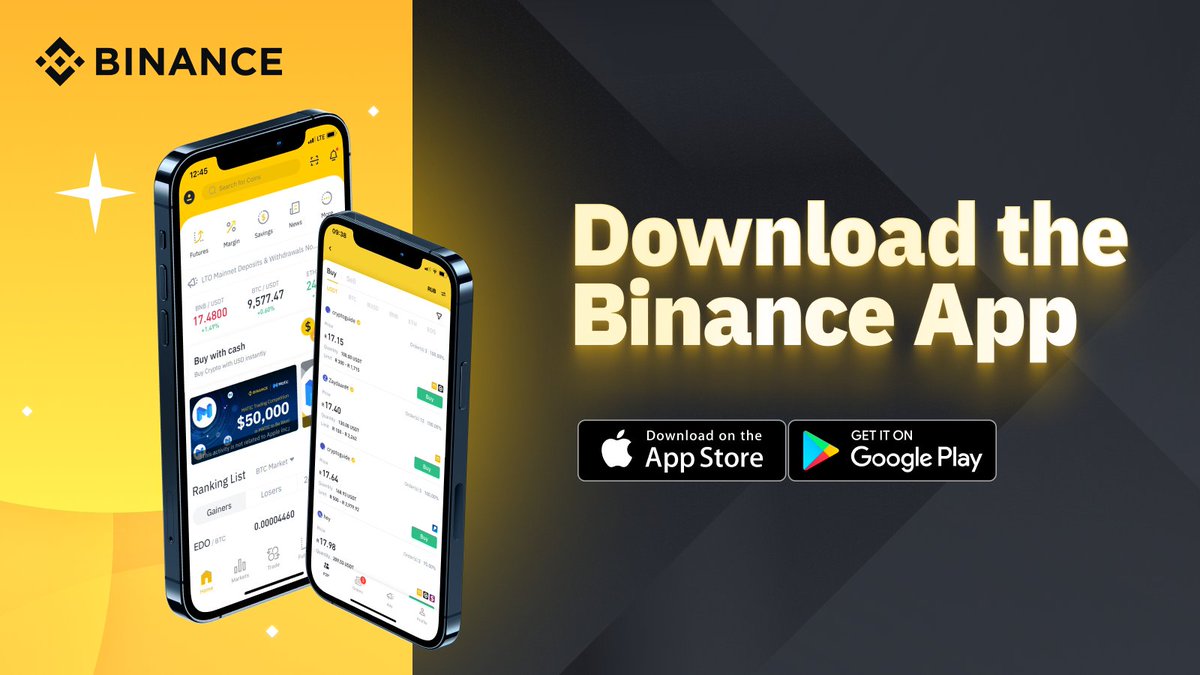 Download the #Binance App to get started today! ➡️https://t.co/VJj09c8mji