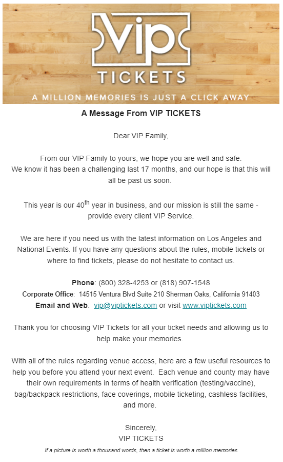 VIPTICKETS's tweet photo. ❤️🎫 #viptickets #since1981 https://t.co/9RGuYEe5WU