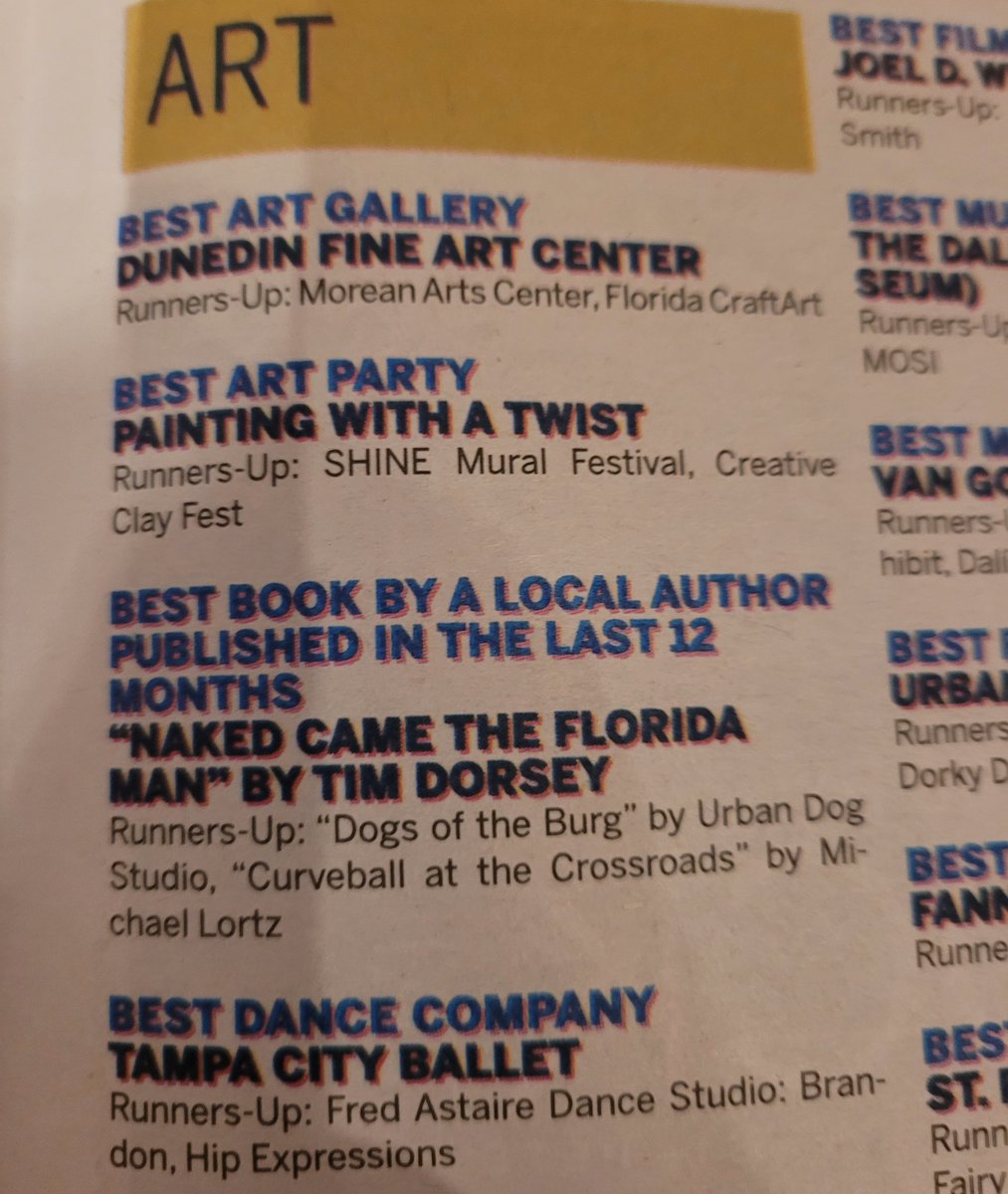 JordiScrubbings's tweet photo. Runner up! Thank you to everyone who voted for Curveball at the Crossroads!
#BooksWorthReading
@cl_tampabay #botb21 https://t.co/93nCVfDe6r