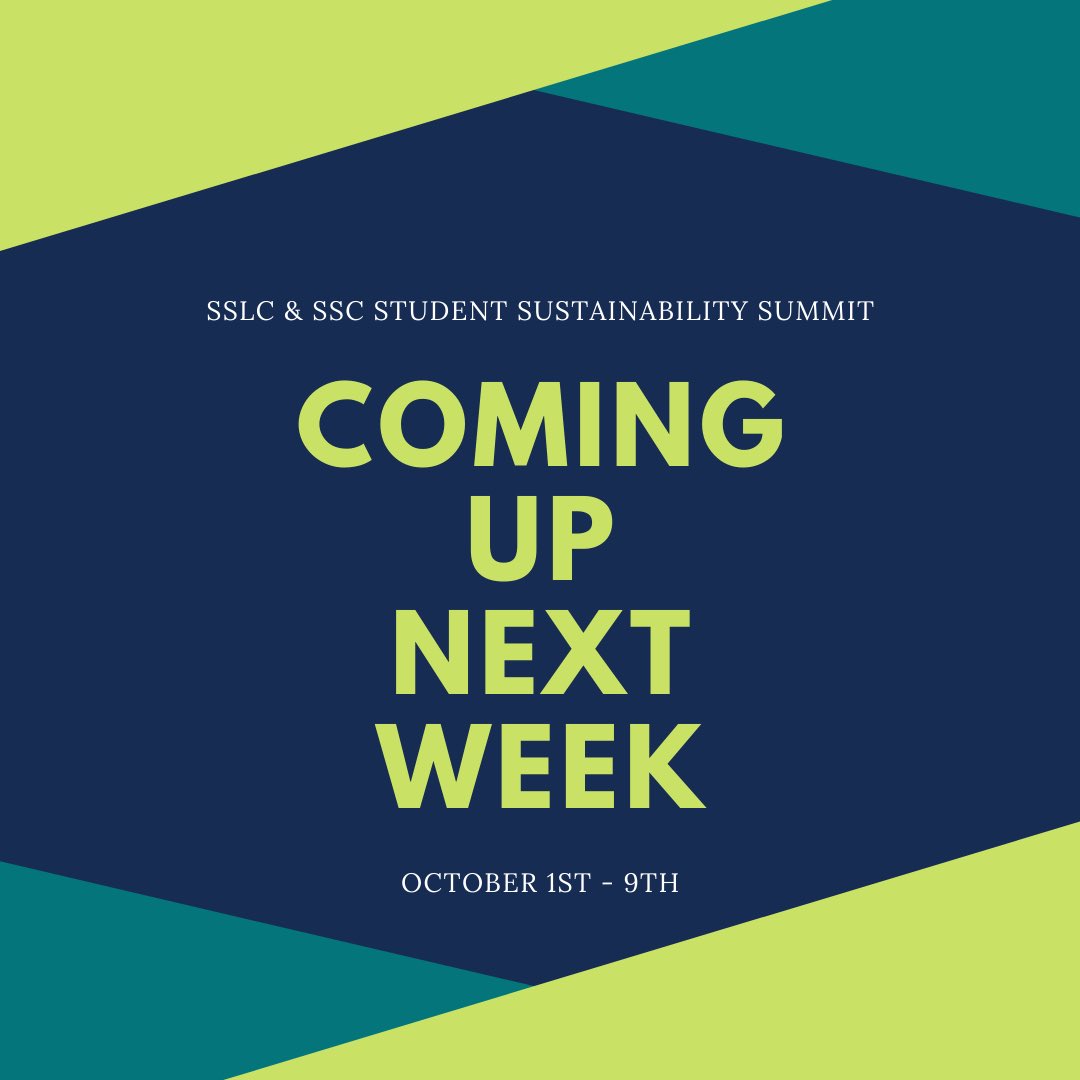 uiuc_sslc's tweet photo. Our Student Sustainability Summit is about to begin! Join us this October as we celebrate the sustainability initiatives on campus. 

Many exciting events happening next week! We’ll see you there!🎉 https://t.co/Nz53XhnLbS
