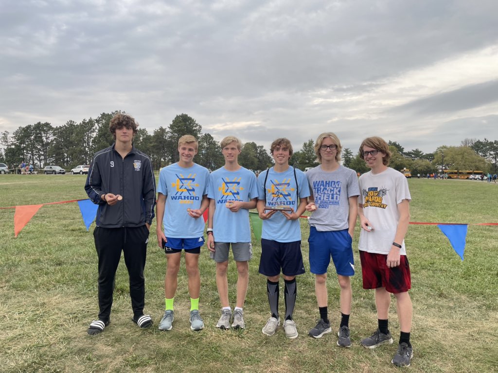 Congrats to the Wahoo Boys XC. Bringing home the Gold yet again! 🥇

#GoWahooBlue #ExcellenceEverywhere
