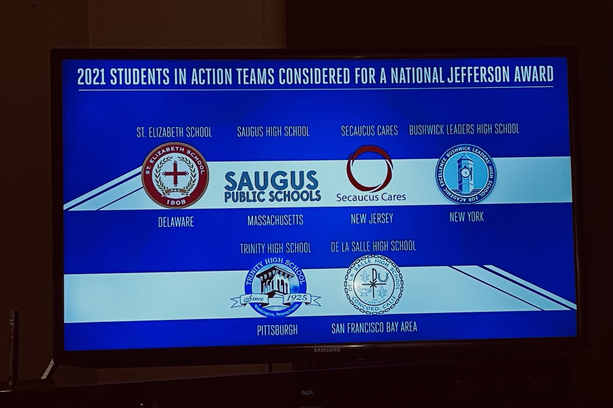 Congrats to all of the Students In Action teams part of this year’s #JeffersonAwards! ⁦<a href="/MultiplyingGood/">Multiplying Good</a>⁩