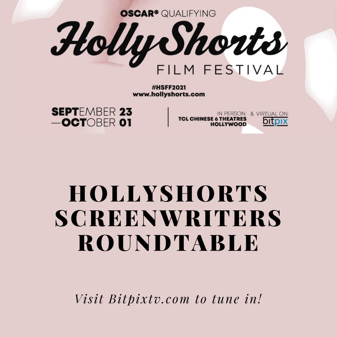 seafilmsummit's tweet photo. Check out HollyShorts screenwriting panel moderated by SFS's very own Ben Andrews. A great discussion on finding your voice.
More info at https://t.co/kPLPla0kBx
@hollyshorts #HSFF2021 #screenwriters #filmfestival #hollyshorts #shortfilms #sfs #seattlefilmsummit https://t.co/e5F6fF1WwQ
