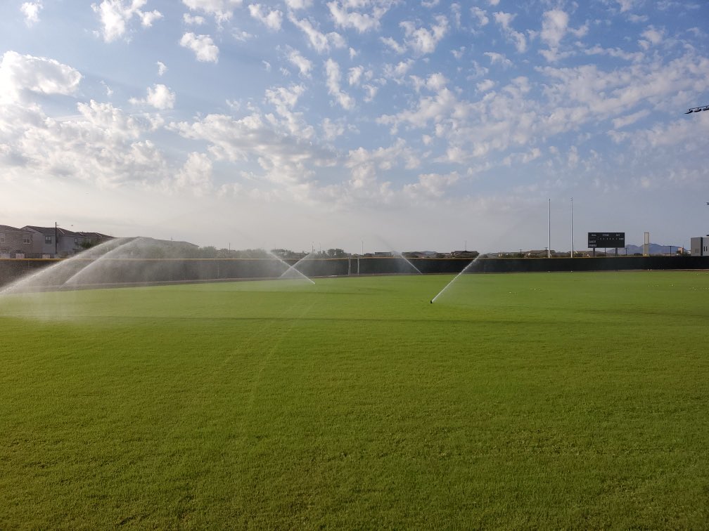 jimlamb23's tweet photo. Overseed grass @ehs_firebirds softball field is coming in great. https://t.co/GOWwS8JQbZ