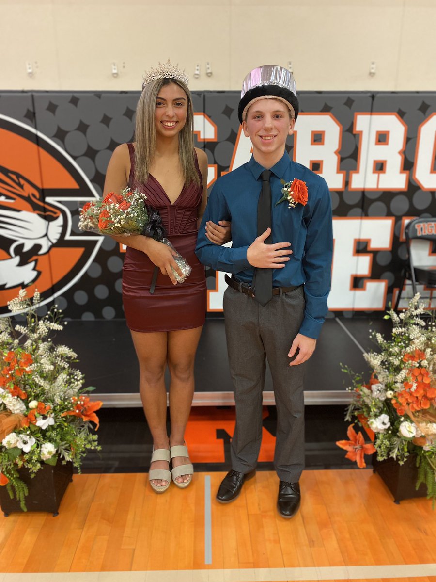 TigerVisionCHS's tweet photo. Congratulations to the 2021 Homecoming King and Queen Elijah Lee and Josie Ayala!! https://t.co/QA2zHIqcUI