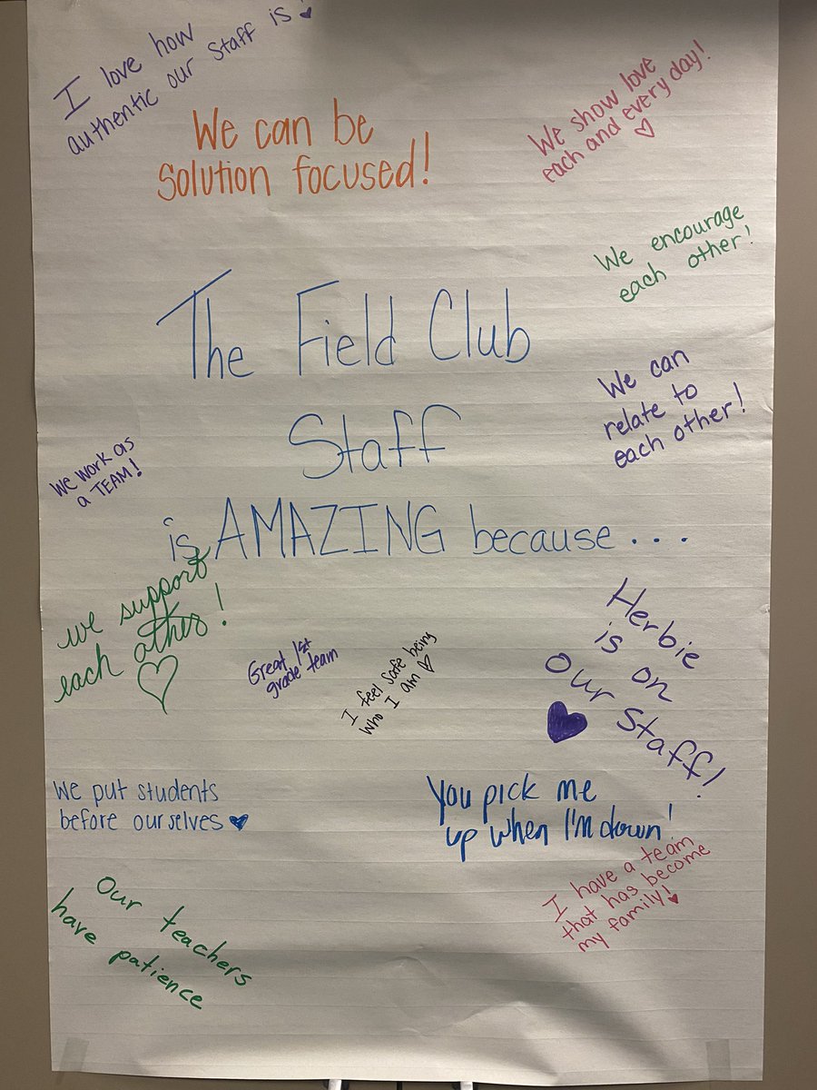 Did you know today is National Love People Day? Today, our <a href="/OPS_FieldClub/">Field Club Elementary</a> staff showed love to the family by talking about what makes us AMAZING. Field Club is a great place to be! #bekind <a href="/OmahaPubSchool/">Omaha Public Schools</a>