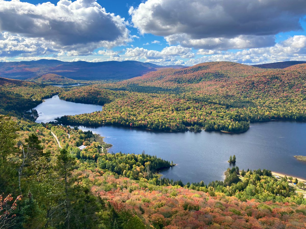 What a day! Fall colors in the laurentians.