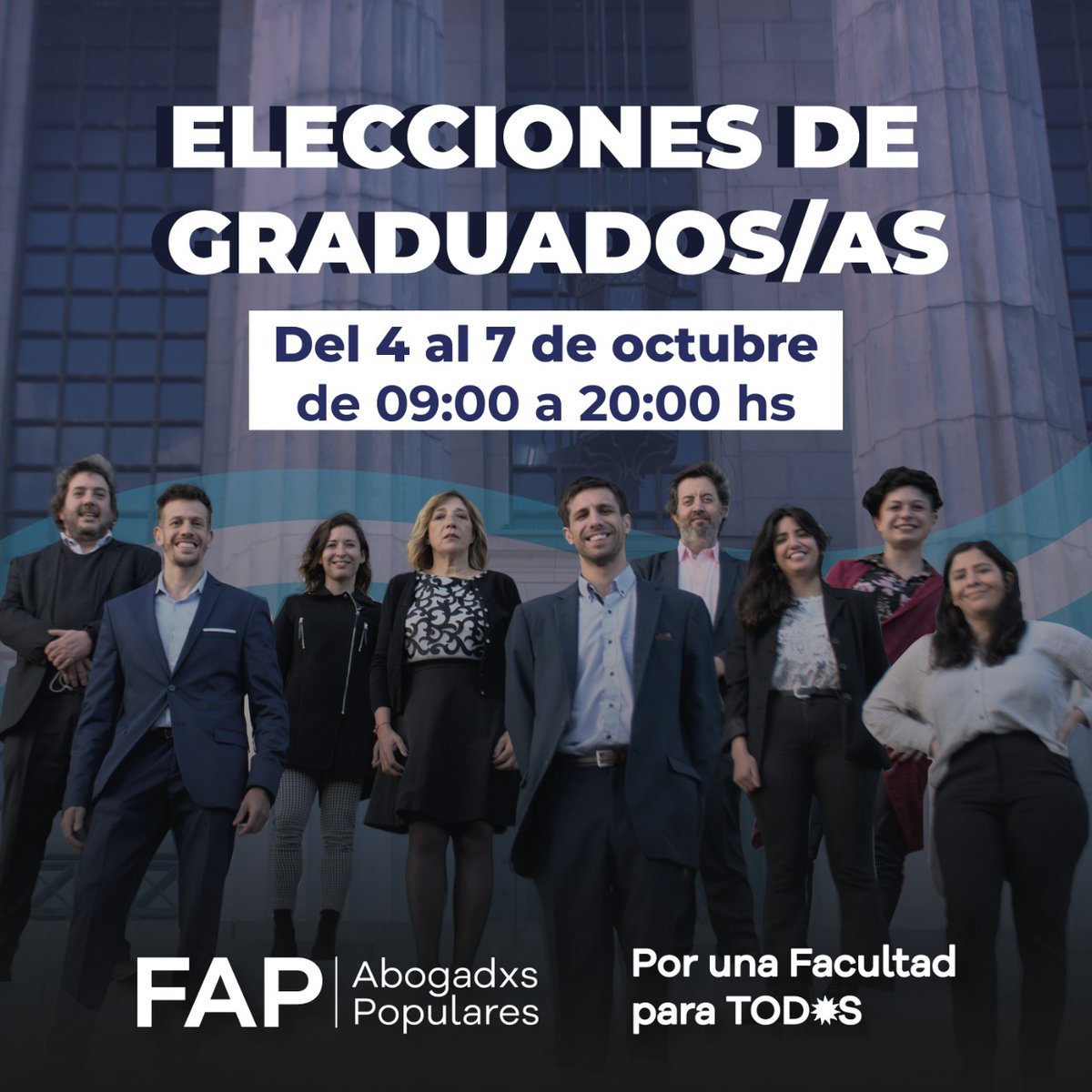 ELECCIONES GRADUADXS

Nuestra lista es un espacio construido en base al consenso y unidad entre diversos espacios políticos, gremiales abogadiles y agrupaciones del Poder Judicial. 

Ayer hicimos un acto de presentación de la lista. Texto y fotos, acá: bit.ly/3usWqlI