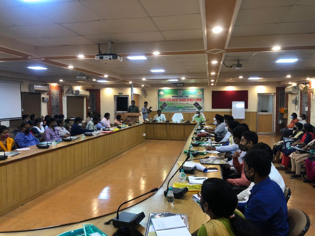 APICOL_Odisha's tweet image. Training of Master Trainers on MKUY &amp;amp; PMFME organised by APICOL at IMAGE on 1st October 2021 at IMAGE, Bhubaneswar.@krushibibhag @ApcOdisha @dr_arunsahoo @OdishaSecretary @Horticultureod1 @farddept