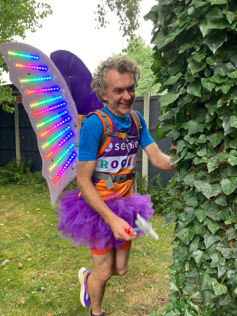 Roger’s outfit for The London Marathon 2021