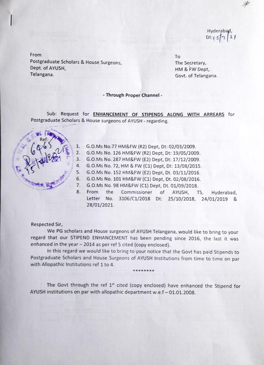 Lakshmi21912525's tweet photo. Sir these are the representations we gave at respective departments but no one bothered to respond. Why are we always disparaged ?! How many more years we shall wait ?!  @KTRTRS @KTRoffice @MinisterKTR @TelanganaHealth @TelanganaCMO @DigitalMediaTS @TelanganaToday https://t.co/rxLCyUyn0B
