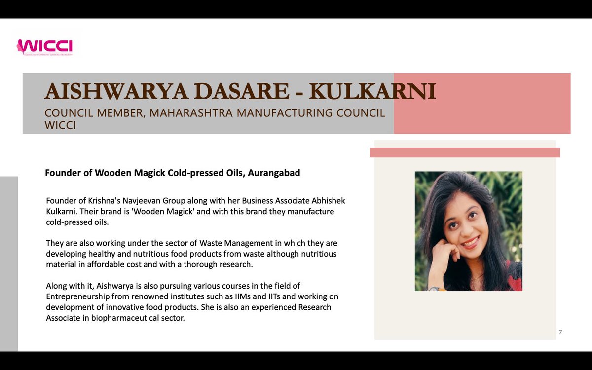 WICCI Maharashtra Manufacturing Council tweet media