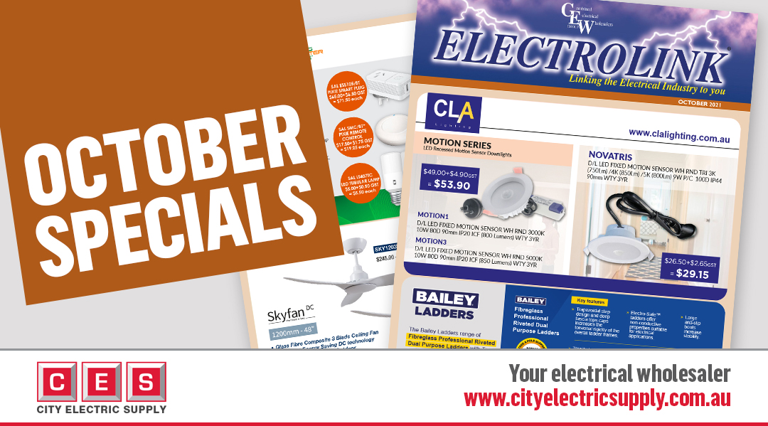 Take a look at the October #SpecialOffers from CES and Electrolink - ow.ly/1YtK30rVJOs