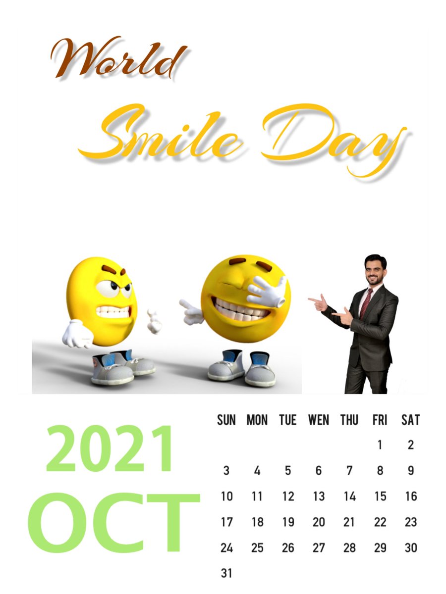 This two biggest weapons we have as humans beings are: 1. #Smile and 2. #VisualizationPower
@vktofficial
#Happy #WorldSmileDay 2021.