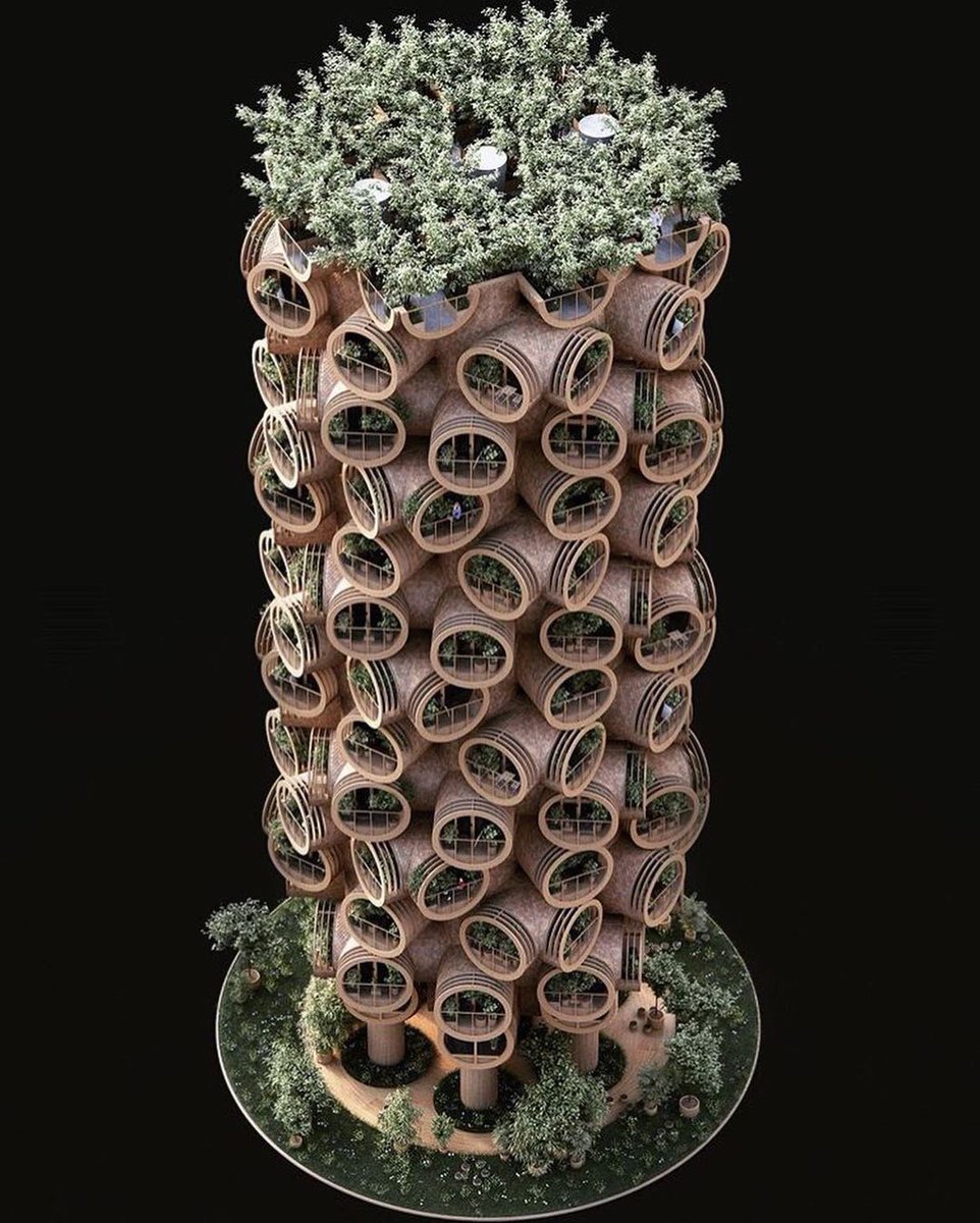 parametricarch's tweet photo. Bert, Designed By precht For Baumbau, Is Conceptual Modular Treehouse Shaped Like A Tree Trunk!
Join us at the Computational Design: NEXT 6.0 conference on October 2-3, 2021. Register Now: 🔗 https://t.co/9iNRlO8GTF
#StudioPrecht #ChrisPrecht #treehouse #house #home https://t.co/ztJtyRTgSA
