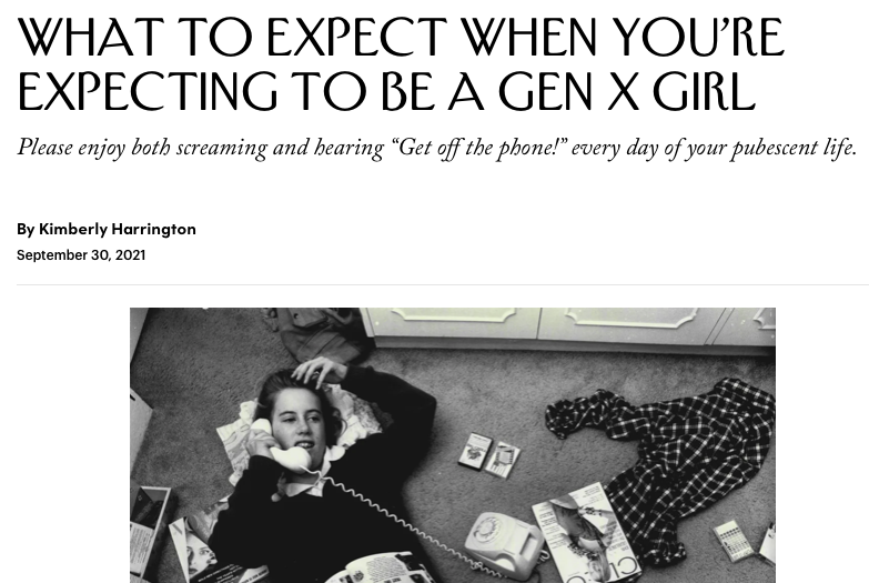 HeyParcoPodcast's tweet photo. Hey Parco (and other GenX Grrrrls)! @newyorkermag is talking about us! #genx #generationx #genxwomen #genxrules #latchkeykids

https://t.co/Y9mERs9UYP https://t.co/7fNEr4zXH6