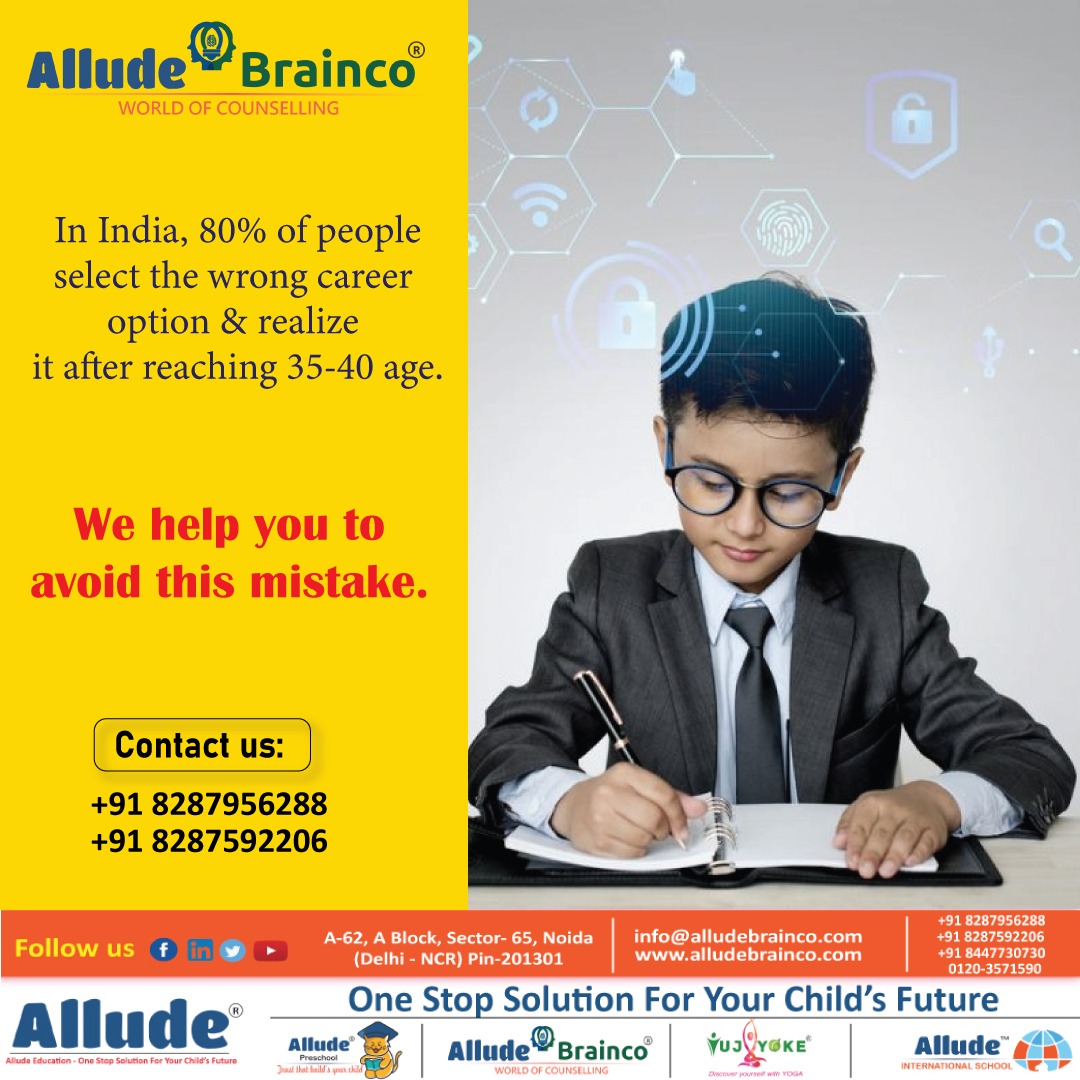 alludebrainco's tweet photo. #DMITTest is a type of intelligence test where the level of a person who is taking the test is determined.
For more details Call Us: +91 8287592206
#AlludeBrainco #DMIT #careercounselling #careercounsellor #streamselection #careerselection #careerguidance #dmitindelhi https://t.co/h6MW2VSqMr