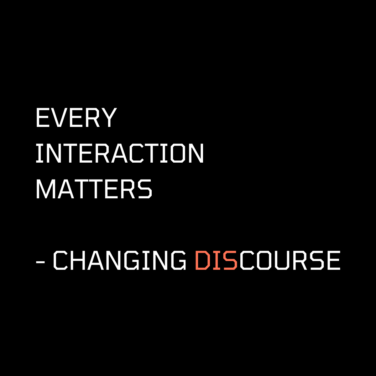 ChangeDiscourse's tweet photo. Make this your mantra and mode of operation for today!
#changingdiscourse https://t.co/xExqvKlq9j