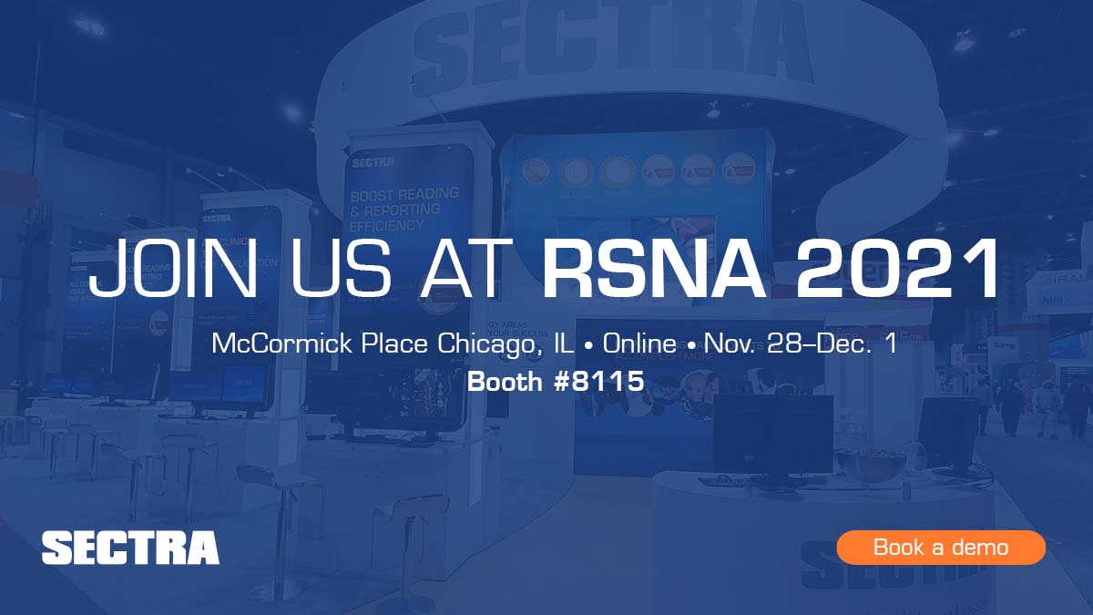 SectraNews's tweet photo. Brilliant workflows. Made for you.

Join us at #RSNA21 this November—live in Chicago or virtually—where we’ll showcase how our #enterpriseimaging solution &amp; most recent innovations can help tackle the growing pressure in #radiology. Book your demo today ➡️ https://t.co/V7QgFb1EKh https://t.co/SLreFhXY9T
