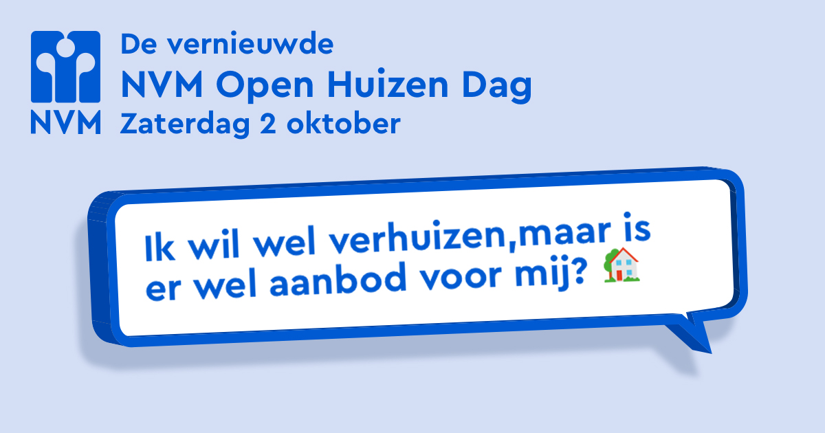 Nog 1 dag! Heb jij al een afspraak op zaterdag 2 oktober? Dan geven NVM-makelaars vrijblijvend advies en beantwoorden woonvragen. Op de speciale website bit.ly/3nsTzIk kun je een persoonlijke afspraak maken met jouw NVM-makelaar. 💡