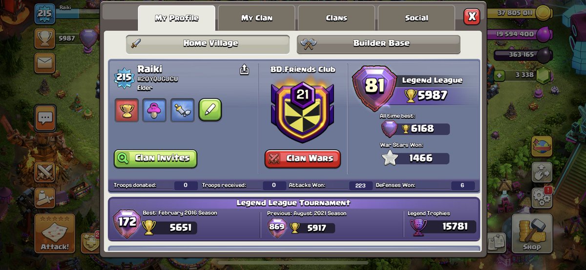 Raiki_coc_'s tweet photo. Fake ranking
#ClashOfClans https://t.co/hMfWuTqSOW