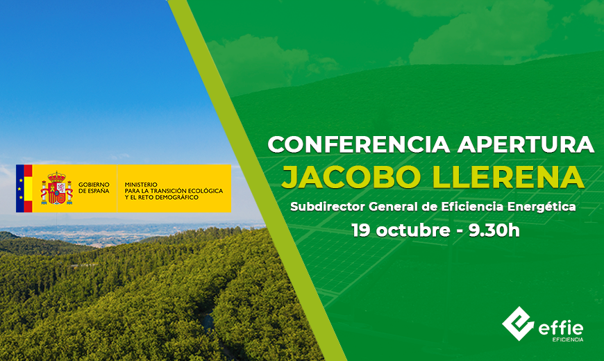 Jacobo Llerena Iglesias, Subdirector General de Eficiencia energética en el Ministerio para la Transición Ecológica y el Reto Demográfico, inaugurará Effie Eficiencia 2021. 🗣️

Regístrate gratis  y no te lo pierdas el próximo 19 de octubre a las 9.30h ➡️ effievirtual.com/es/visitar/Njc…