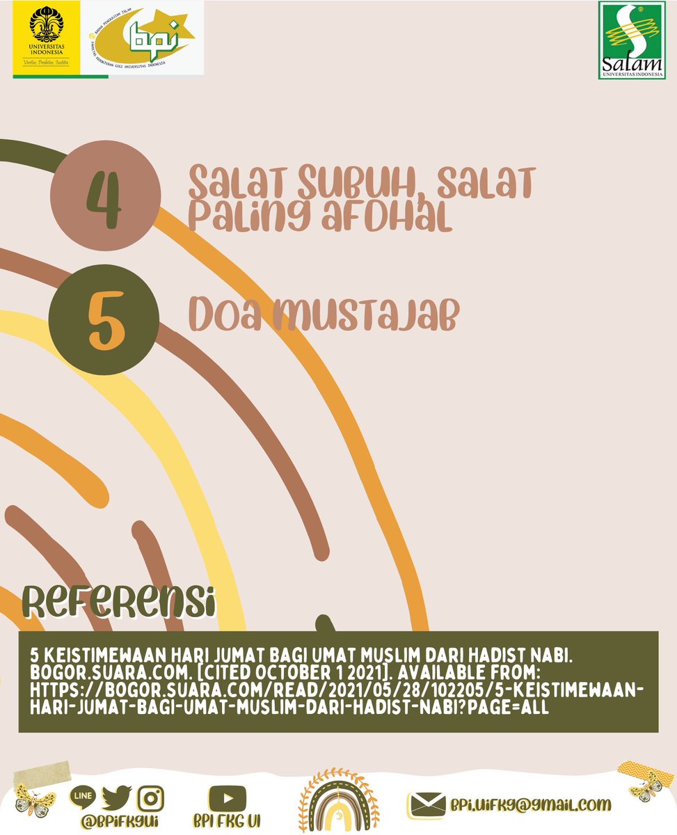 Badan Pengkajian Islam FKG UI 2023 tweet media