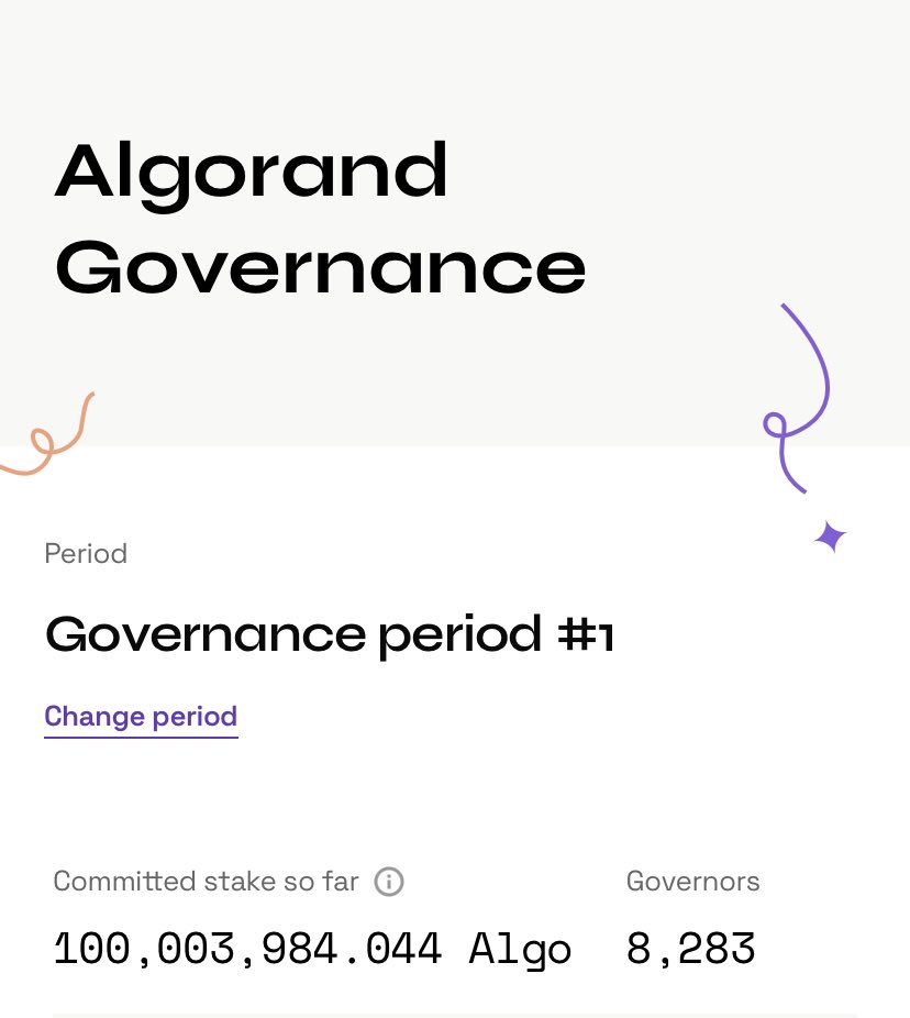 pat_sibi's tweet photo. #bigfigure : we have just reached 100mn in locked $ALGO for governance round 1
#AlgoGovernors https://t.co/to8Wa2aPRb