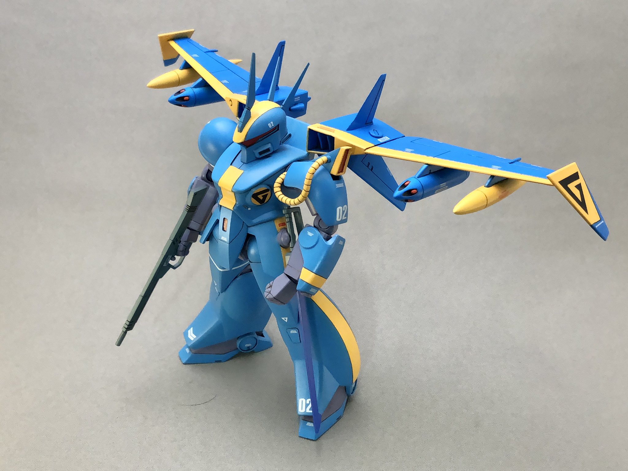 当時キットを徹底改修！ドラグナーの「1/144ファルゲン」を膨大