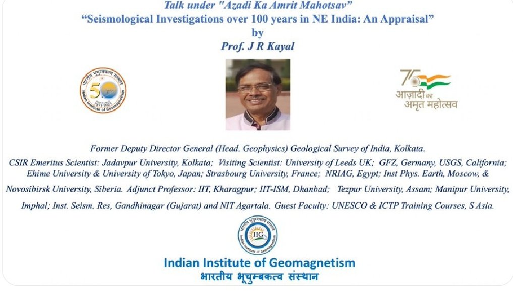 Indian Institute of Geomagnetism tweet media