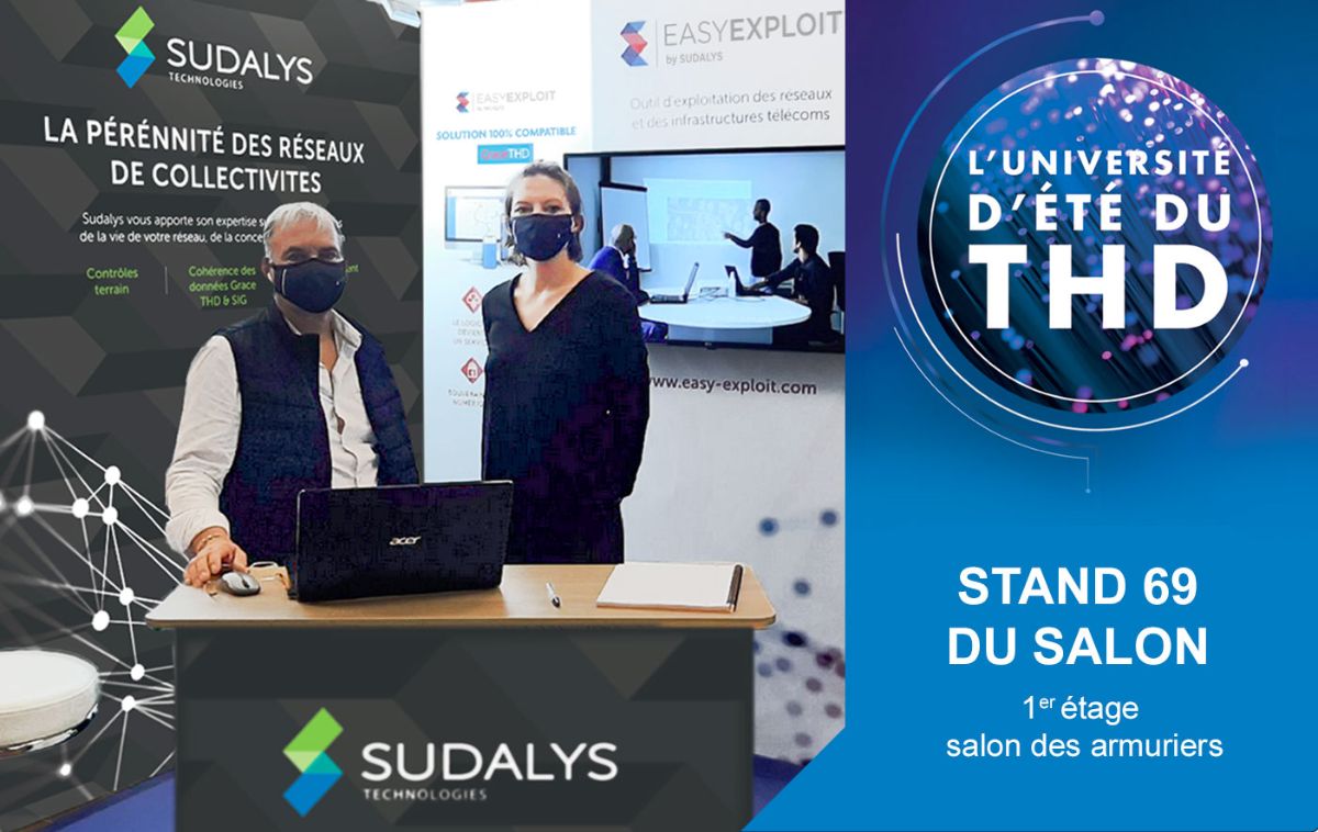 [#Événement] Retrouvez nous stand 69, le 6-7 octobre à l’université d’été du THD #UTHD à Saint-Étienne organisée par  @Infranum,@Avicca et @idealco
Venez découvrir l’expertise de @SUDALYS technologies et nos offres de services pour assurer la pérennité de vos réseaux.