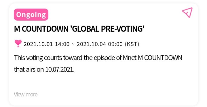 allforciipher's tweet image. [📢] M COUNTDOWN 'GLOBAL PRE-VOTING' has started!

You can vote via Mwave and Whosfan App!
Don't forget to cast your vote for #Ciipher!

Voting Period: Oct. 1 (2PM) - Oct. 04 (9AM) KST

Whosfan: play.whosfan.com/shared/vote/53…

Mwave: mwave.me/en/mcountdown

#싸이퍼 #BLIND #콩깍지