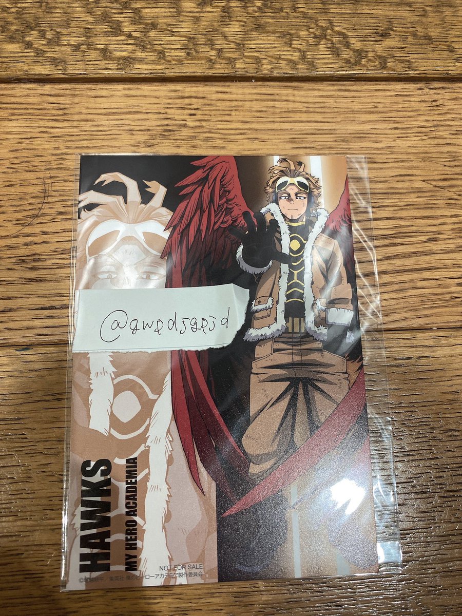 gwpdjgpjd's tweet photo. 【交換】
僕のヒーローアカデミア ヒロアカ ロフト ヒーロープラザ 

譲：特典ポストカードホークス
　　
求：同種爆豪勝己

郵送での交換希望です。
お気軽にお声掛けください。 https://t.co/iUgT9w7BDC
