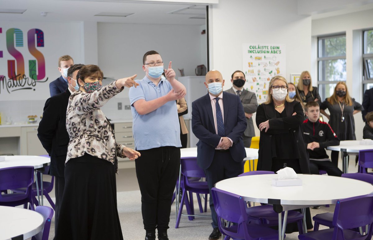 CFingla's tweet image. What a fantastic day we had yesterday . So proud to welcome @NormaFoleyTD1 to meet our school community. Students rose to the occasion and proudly spoke of the power of STUDENT VOICE. Thank you @Education_Ire for investing in the CDETB students in Finglas. #success