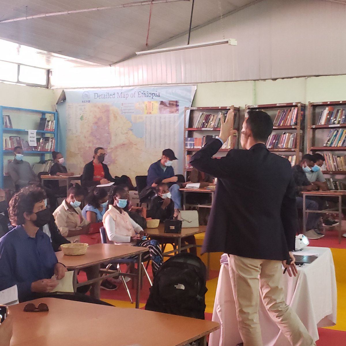 GenetSeble's tweet image. Happening Now at NEPS Campus: Our own Deputy Head of School David Callaway is presenting&quot; Student Centered Learning &quot; to our partner schools @ICSAddis #thisisicsaddis