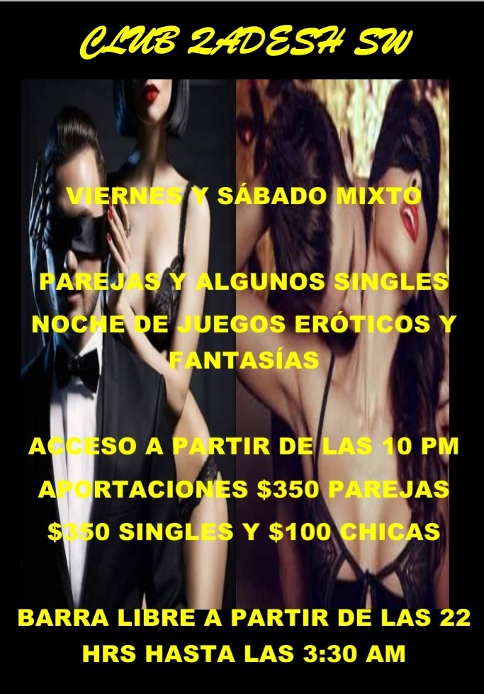 QadeshSW's tweet photo. la cita es este viernes y sábado  de juegos eróticos en club QADESH https://t.co/AAqhO0XYZw