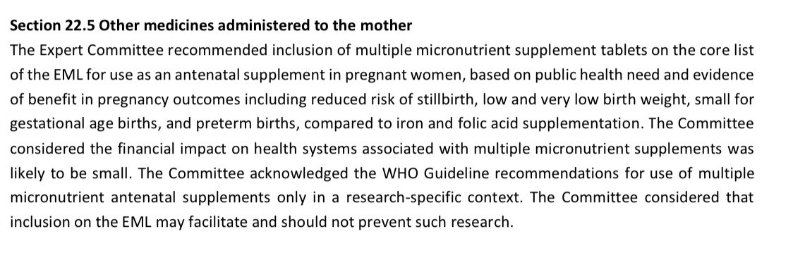 OsendpNutrition's tweet photo. Multiple Micronutrient Supplements for pregnant women are included in the 2021 @WHO Essential Medicine List! 
https://t.co/fzmbuaKN8J 

Wonderful news for our collective efforts to ensure all pregnant women receive the micronutrients they need for healthy pregnancies! https://t.co/IOa4xsR6zI