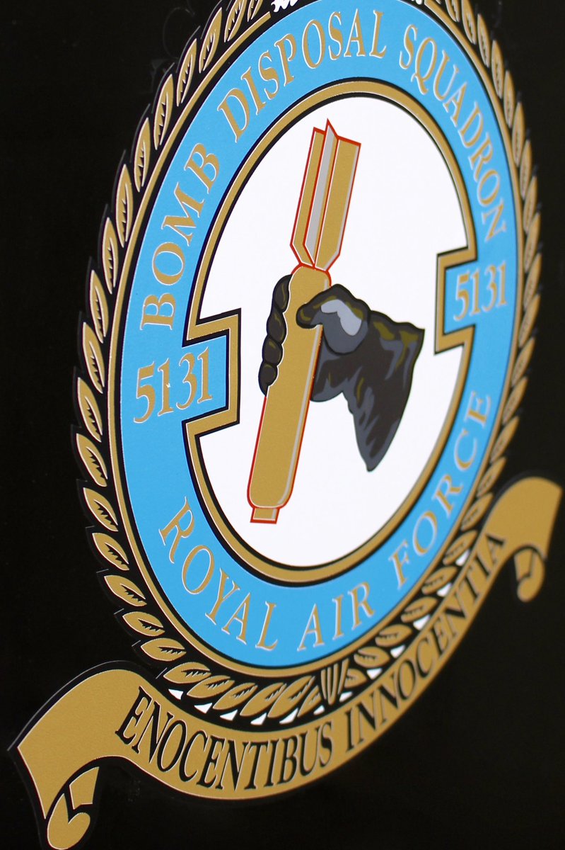 RAF_EOD's tweet photo. Today the @RoyalAirForce will officially pay tribute to the last bomb disposal Sqn.  Officially disbanded Apr 20. 

Looking forward to watching on as friends parade, stand tall, eye front and be proud of every moment you have served to make #harmfulharmless https://t.co/Q3OVI3AuNS