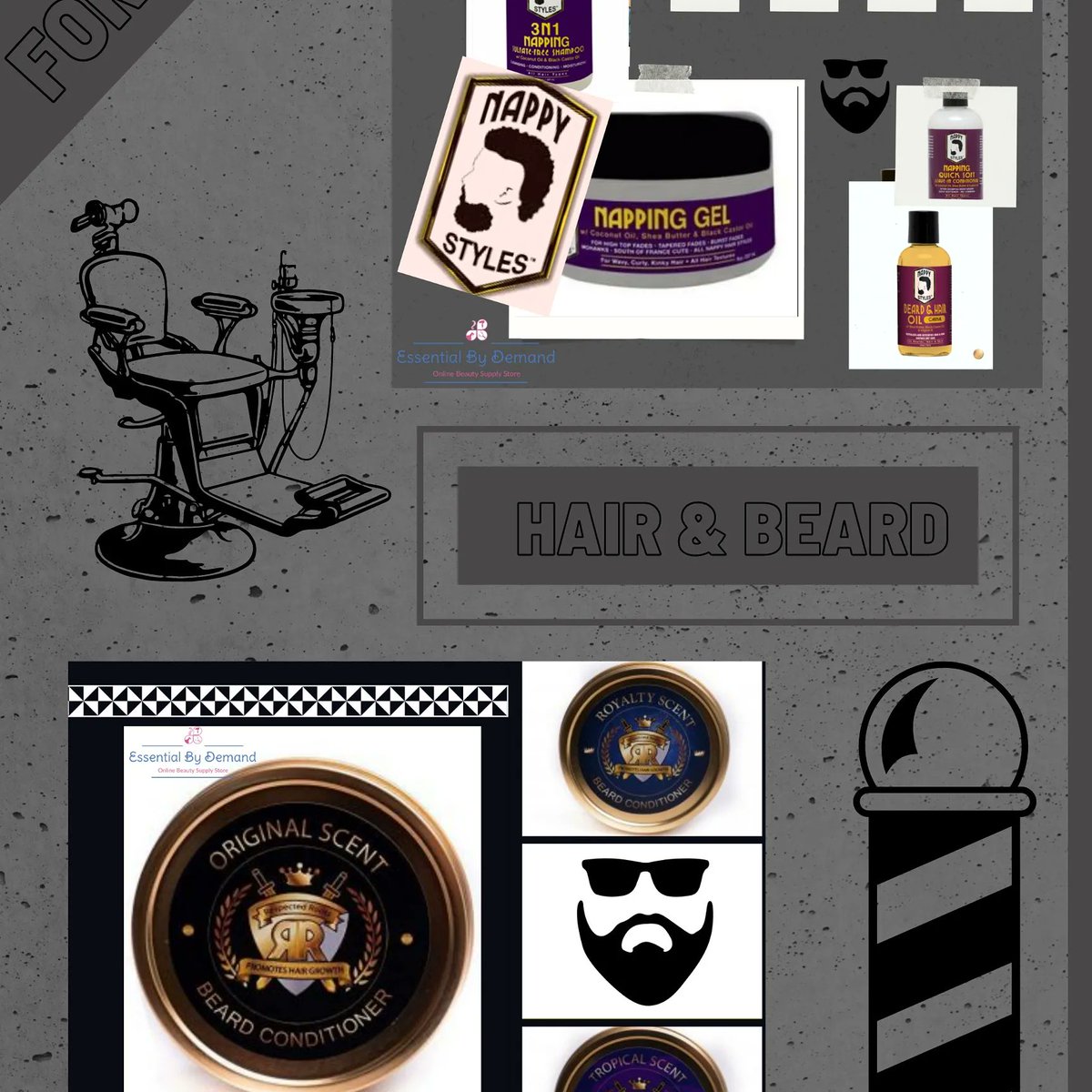 NikkiBr25367611's tweet photo. 👉 Hair &amp; Beard Care for Men

Link: https://t.co/WcWkFltwBt 

#men #beard #barbers #blackownedbusiness #giftforhim #onlinebeautysupplystore #barbershop #touchdown #holidayshopping #Thursdaynightfootball #beardandhair #beardoil #beardbalm #beardpomade #barbersupplies #selfcare https://t.co/vxRYJ1TwWa