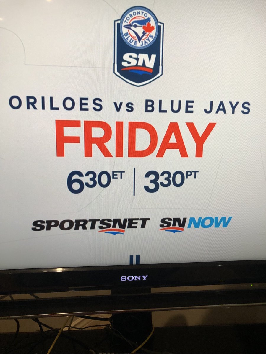 eturp41's tweet photo. Oh no! Not the ORILOES! ⁦@Sportsnet⁩ go ⁦@BlueJays⁩ https://t.co/3PmPwnnUWB