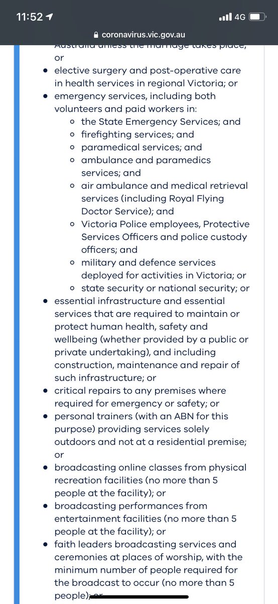 DougalBeatty's tweet photo. This is a huge list.

Retail workers, personal trainers, construction, MPs, journalists, faith leaders, judges, lawyers, actors.

@9NewsMelb https://t.co/ej3Oc4ailA